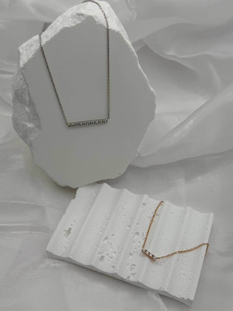 10 스톤 바 목걸이